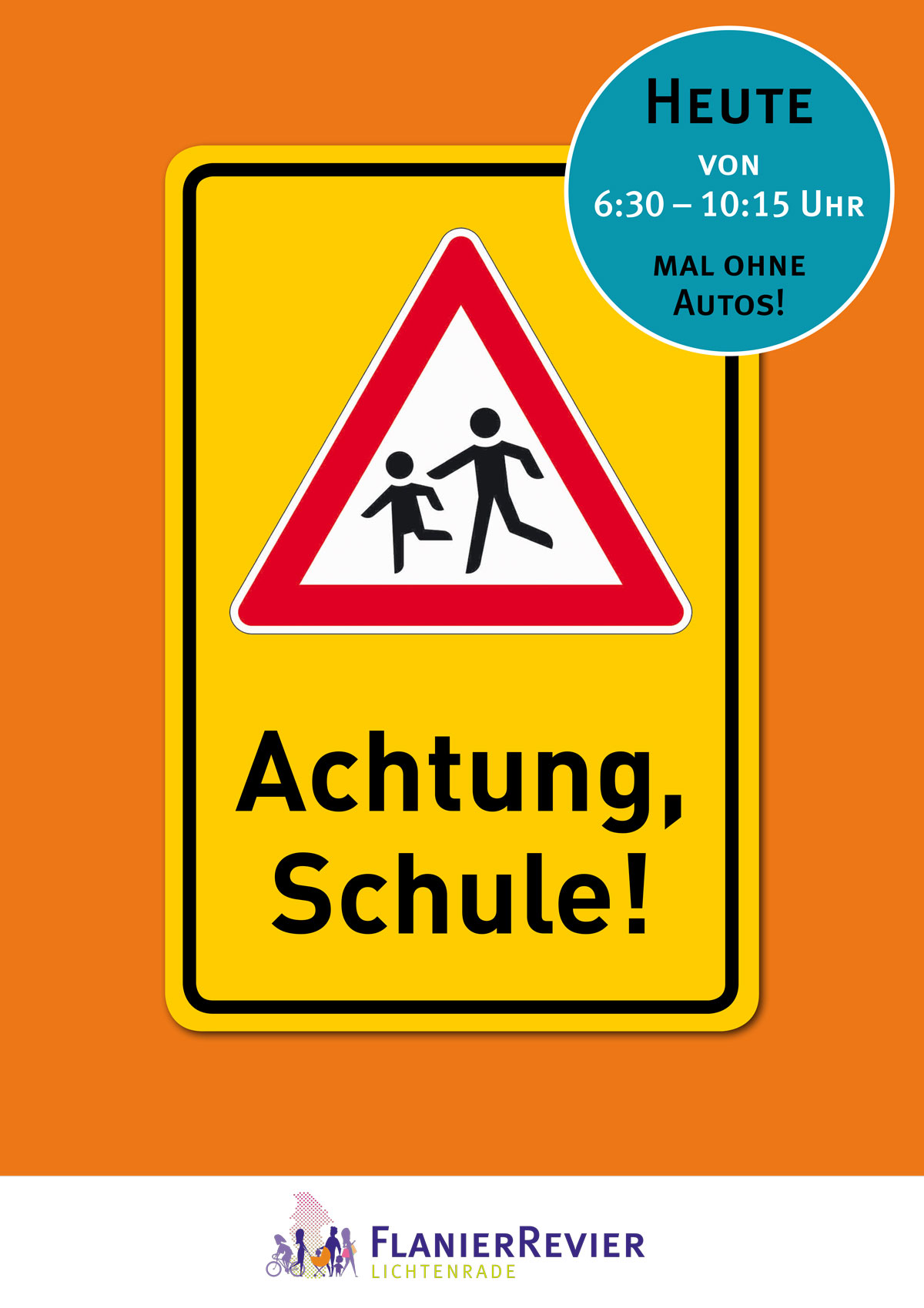 Plakat Schulzonen-Aktionstag